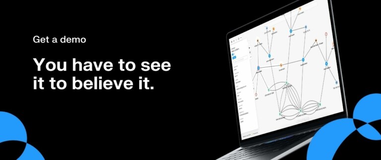 Banner reading "you have to see it to believe it" with an image of graph visualization on a computer screen