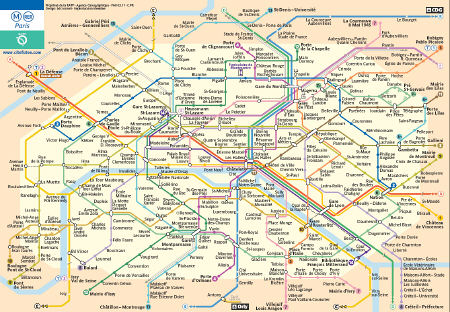 Paris subway map : if you’re a tourist, good luck finding your way!