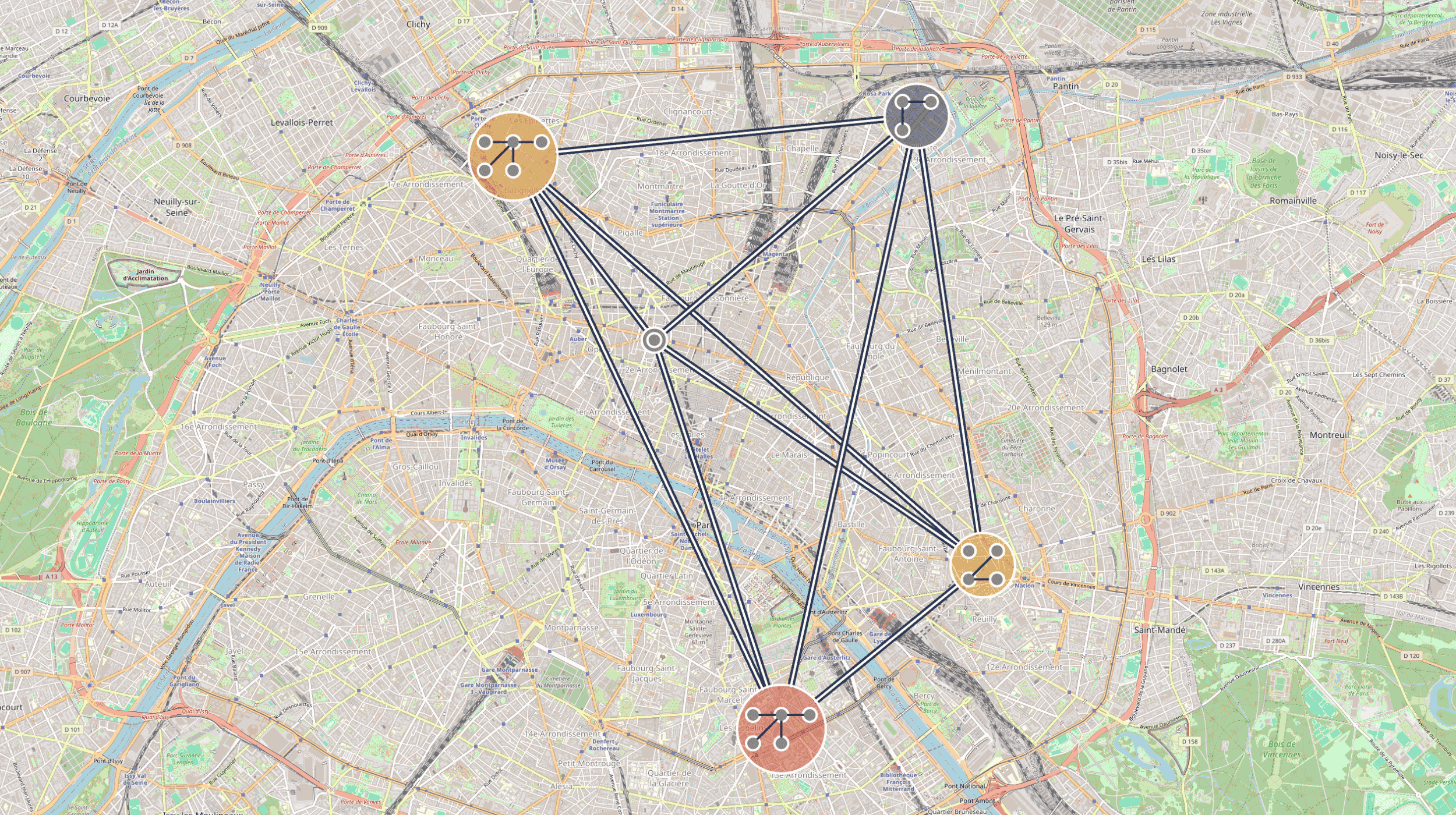 Geo mode grouping in Linkurious Ogma