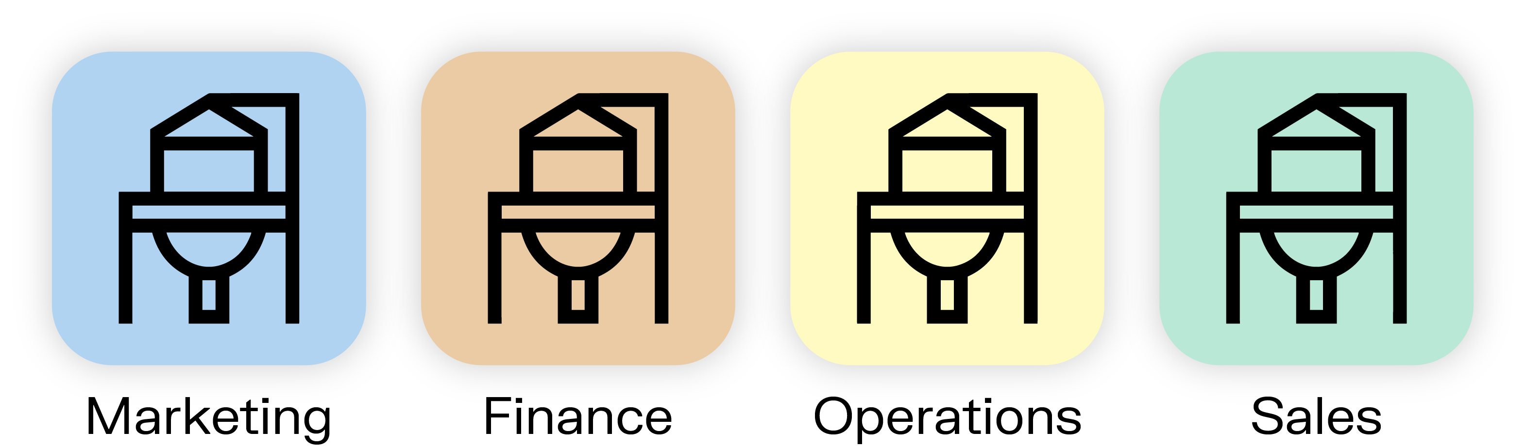 Data silos across departments