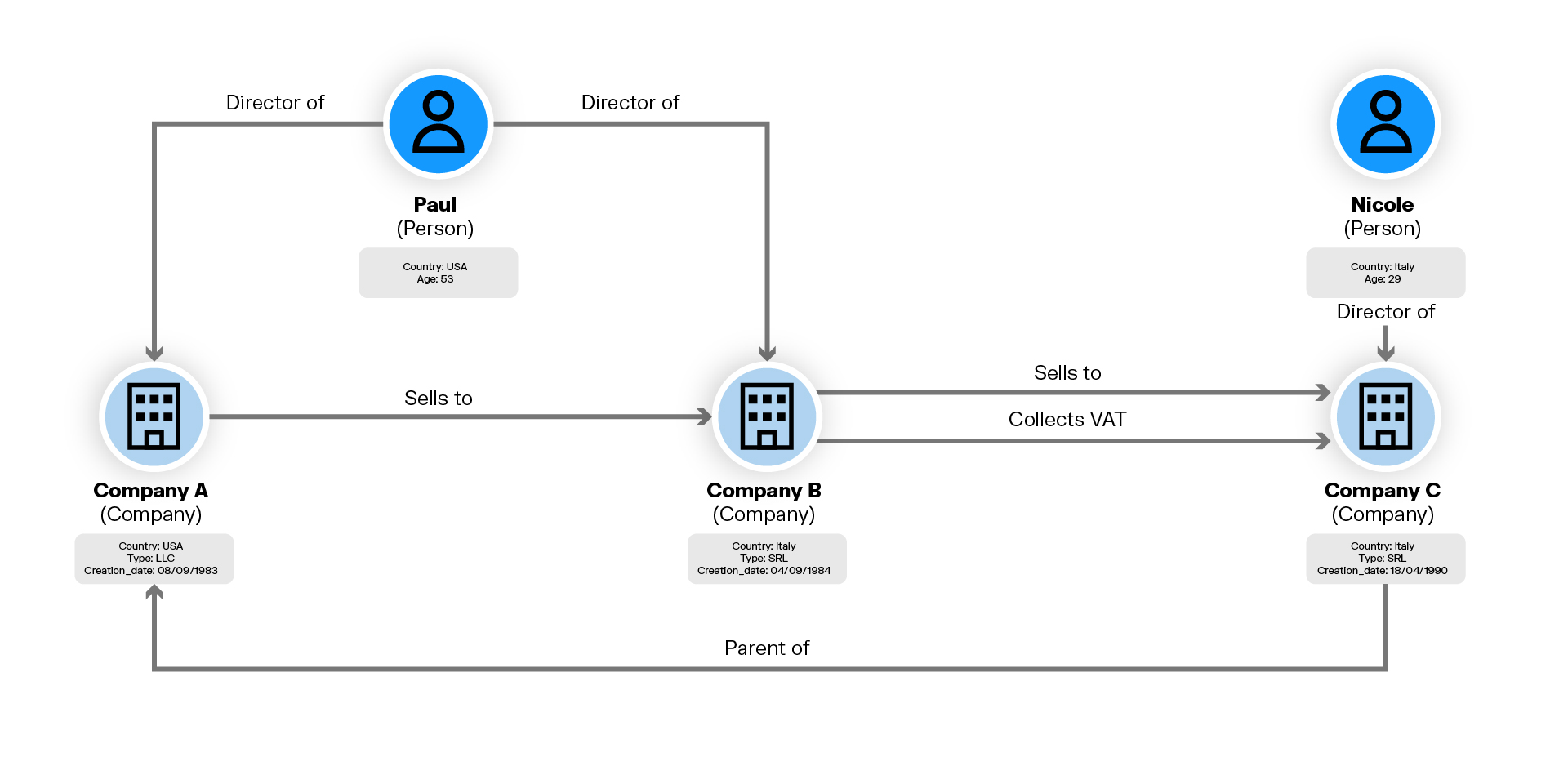 VAT graph data schema