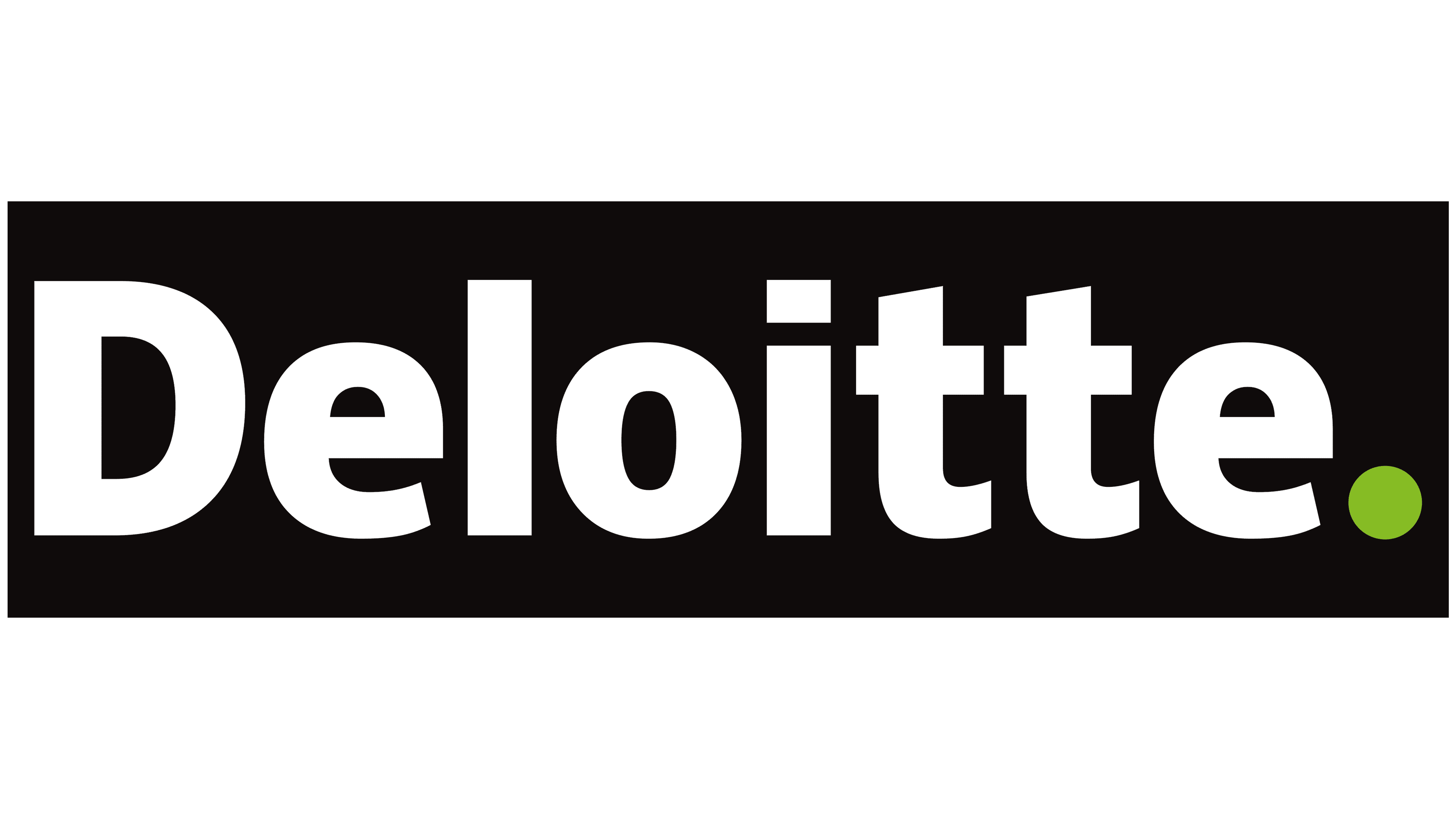 Deloitte logo white