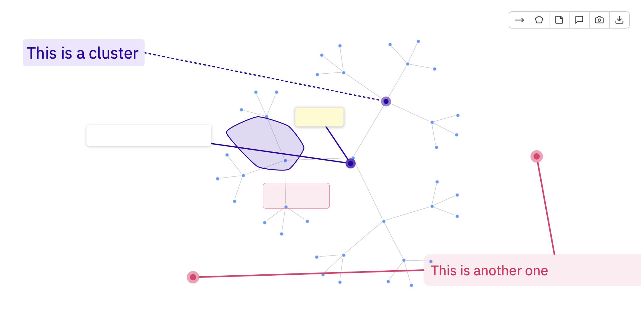 An image of new annotation options in Ogma 6.0